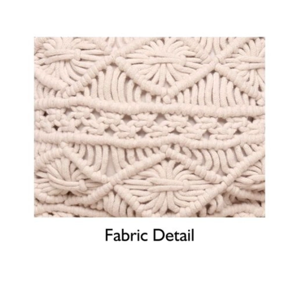 ASTRID White Macrame Crossbody Sling Bag - Free Size, White, Canvas, Pack of1